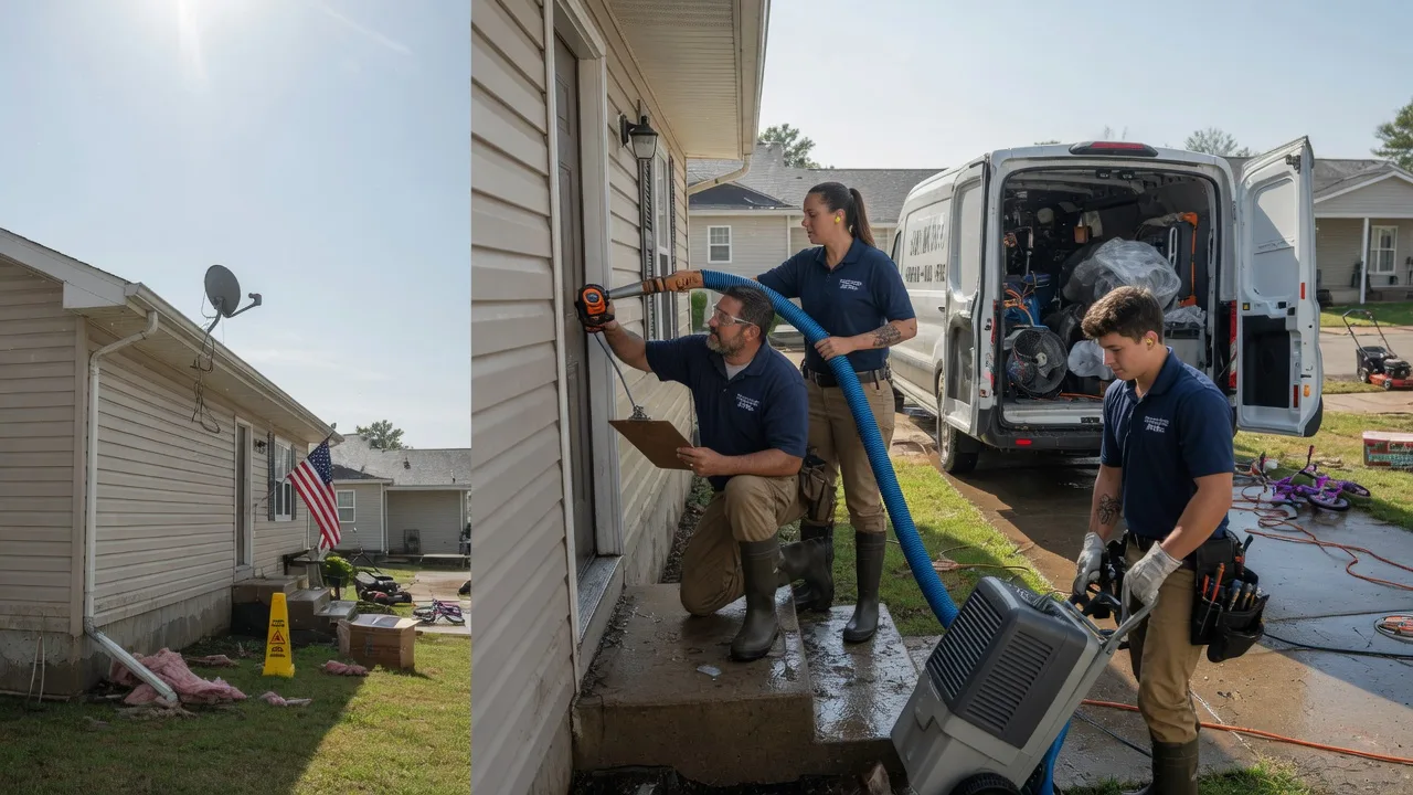 Ceiling Water Damage Restoration in Brownsburg, VA near me